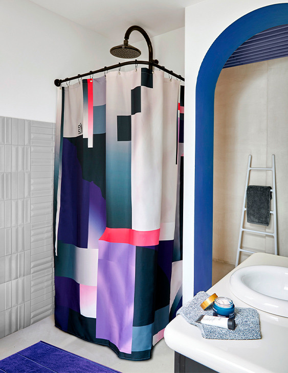 Rideau de douche Electric...